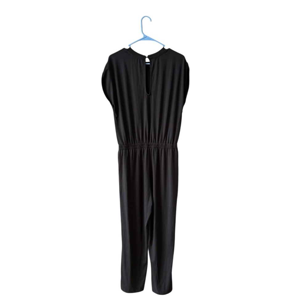 Vuori Short Sleeve Lux Crew Jumpsuit Size M Black Athletic Sporty Athleisure - Picture 4 of 11